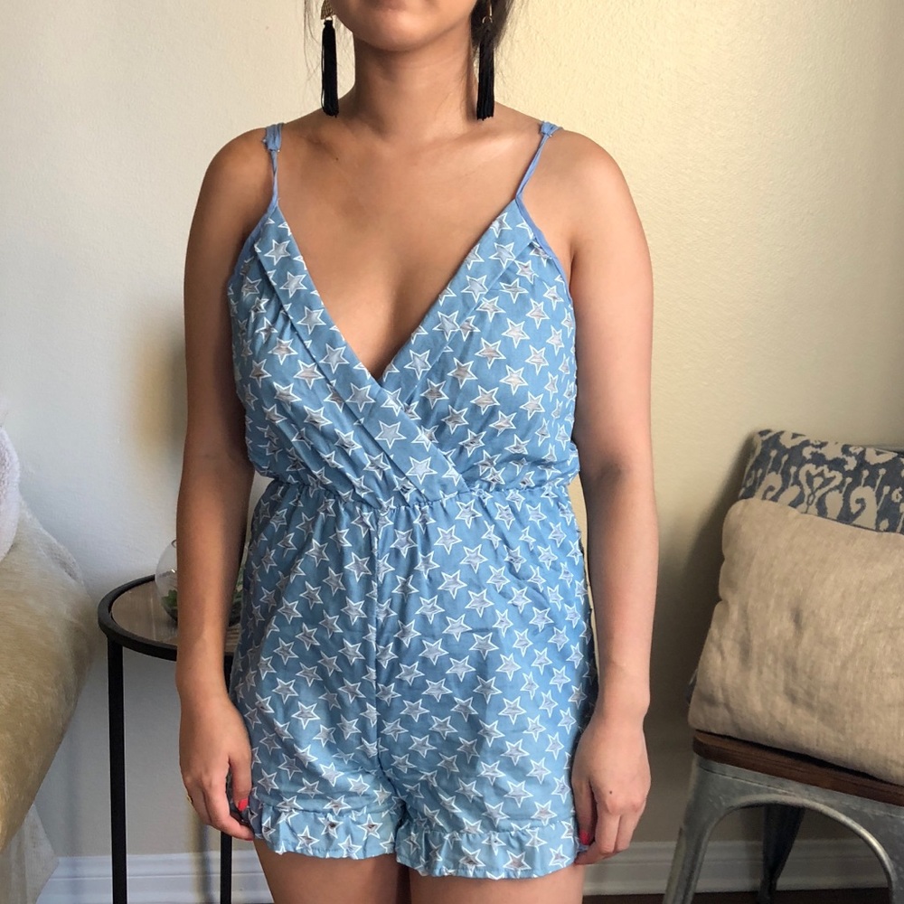 Star Print Romper